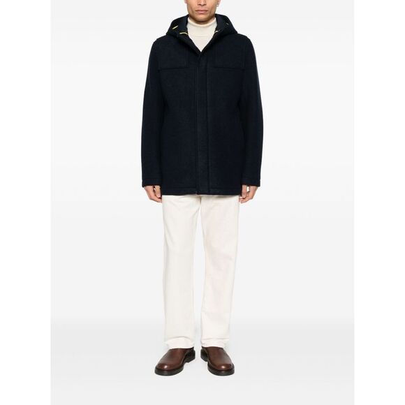 Manuel Ritz Men Wool Coat - Picture 3 of 5